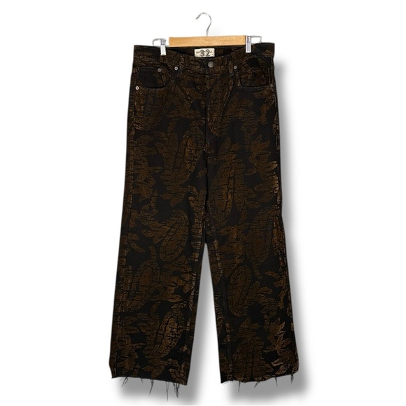 Free People Annabelle flocked jeans - Picture 2 of 8